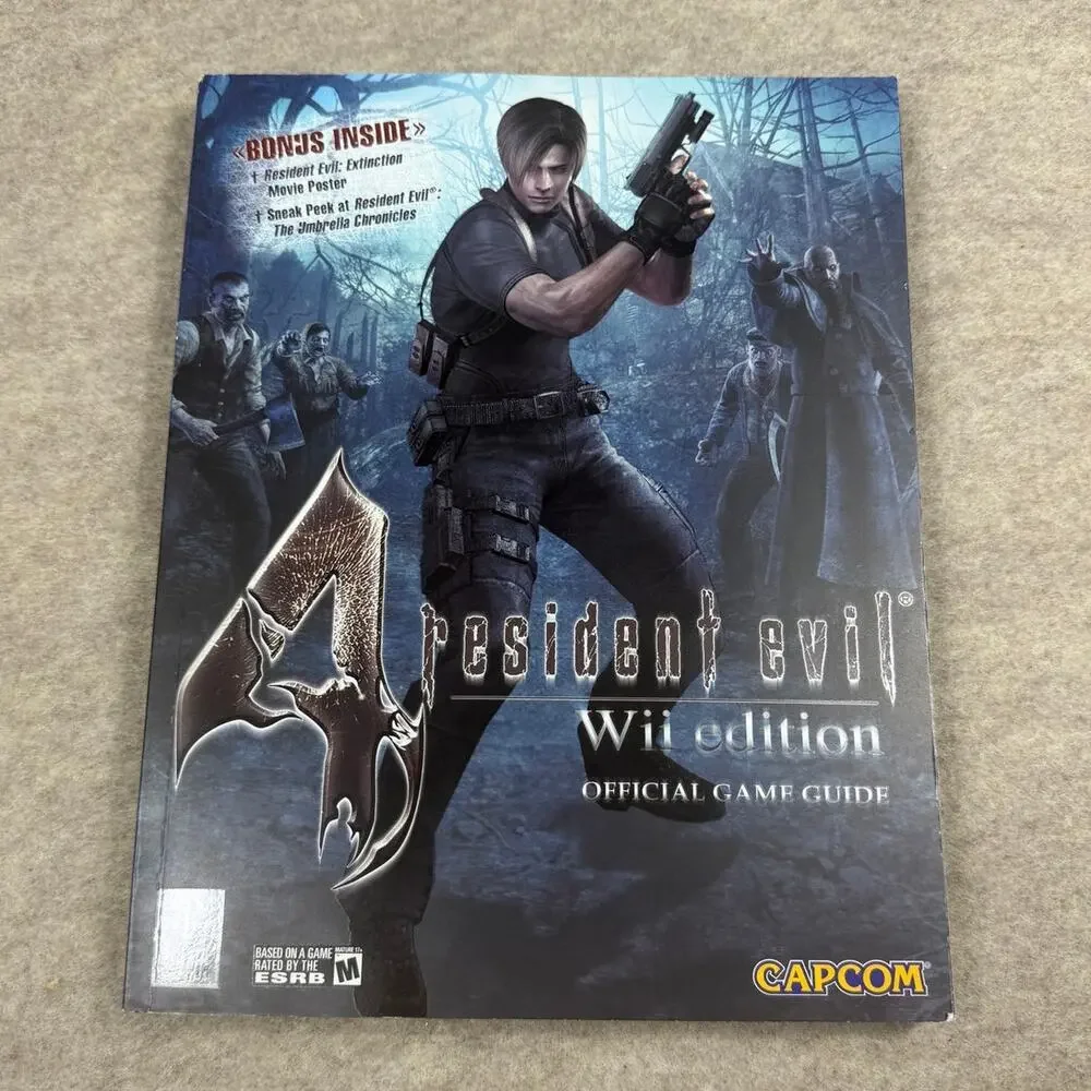 Resident Evil 4 Wii Edition Prima Official Strategy Guide Capcom No Poster